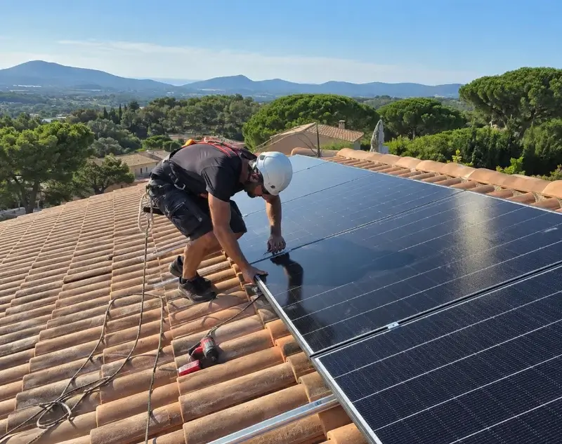 Installateur panneaux solaires Castillon-du-Gard — pose photovoltaïque sur toiture