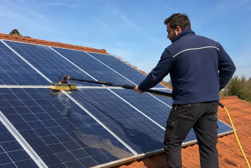 Nettoyage et entretien de panneaux solaires à Castillon-du-Gard